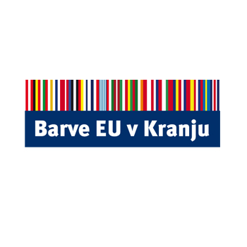 Logotip projekta Barve EU v Kranju